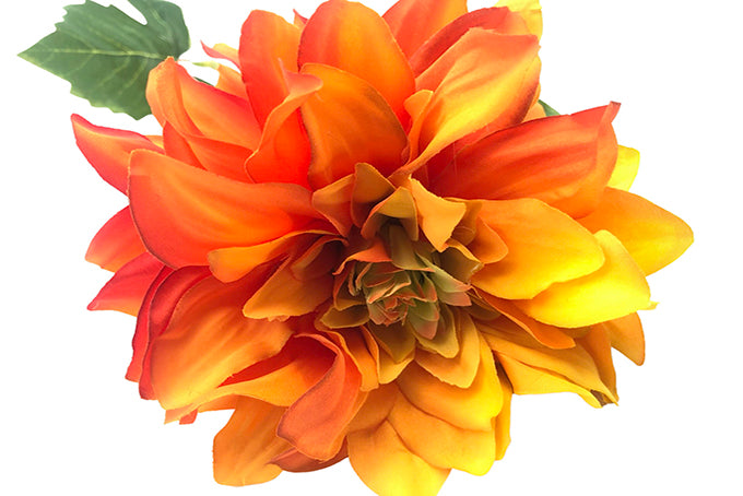 Kunstige Blomster Dahlia Orange