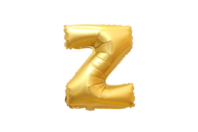 Guld Alu Folie Ballon | Z