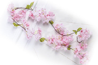 Kunstige Blomster Ranke Kirsebær Lyserød-KB1011