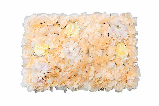 Kunstige Blomstervæg Champagne  M/Rose