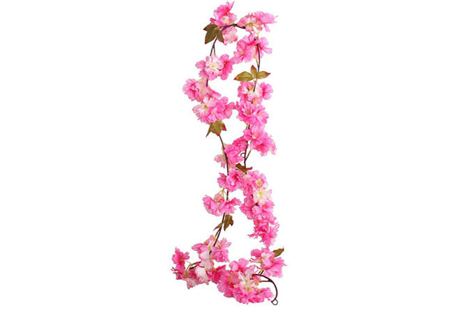 Kunstige Blomster Ranke Kirsebær Pink-KB1014