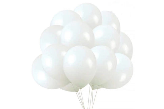 Balloner Hvid 12stk. - Pak