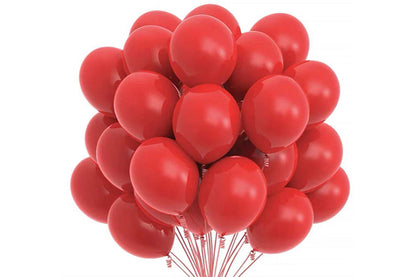 Balloner Rød 12stk.-Pak