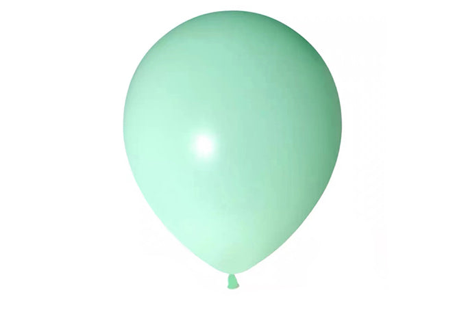 Ballon Macaron Farve Lysegrøn 12 Stk.- Pak