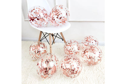 BallonerM/Rosaguld Glemmer 6stk-Pak
