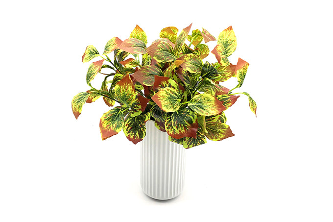 Kunstige  Plante Grøn Gul Brun