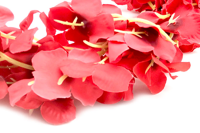 Kunstige Blomster Rank Hydrangena Rød