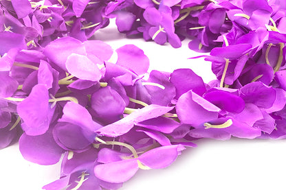 Kunstige Blomster Rank Hydrangena Lilla