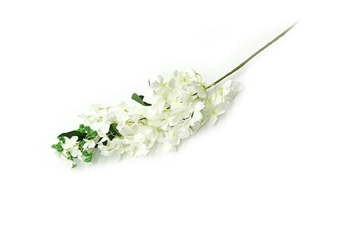 Kunstige Blomster Lange Hænge Hydrangena Hvid