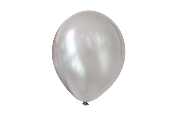 Ballon Sølv Grå 12 stk. - Pak