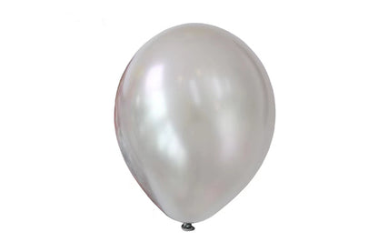 Ballon Sølv Grå 12 stk. - Pak