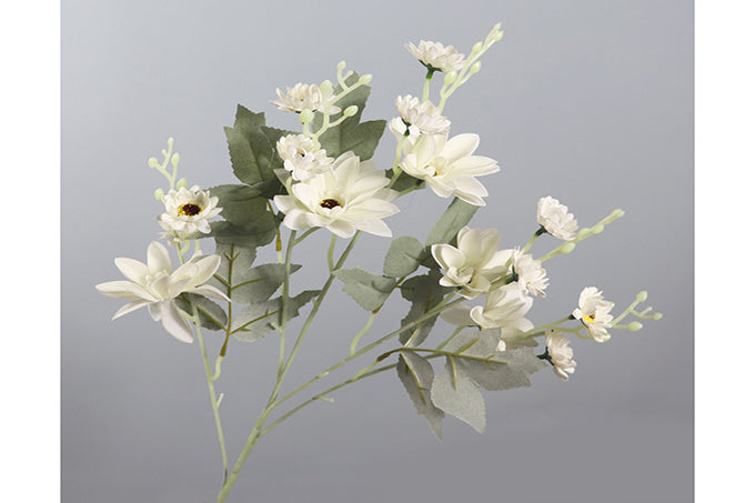 Kunstig Blomster Daliha Hvid