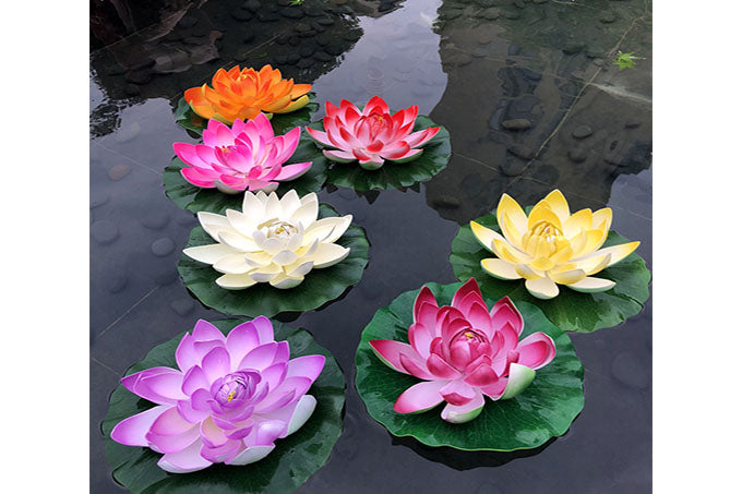 Kunstige Lotusblomster