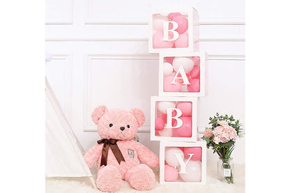 Baby Gaveæsker 4 stk. M / BABY Klistermærker