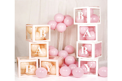 Baby Gaveæsker 4 stk. M / BABY Klistermærker
