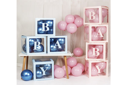 Baby Gaveæsker 4 stk. M / BABY Klistermærker