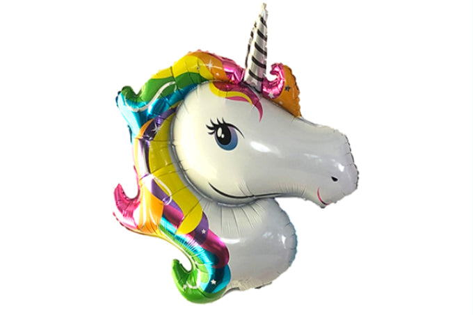 Fødselsdag Sæt Unicorn Regnbue Multifarvet Tema Fest