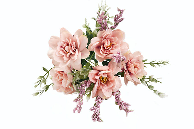 Kunstige Blomster Buket Freesia Lyserød