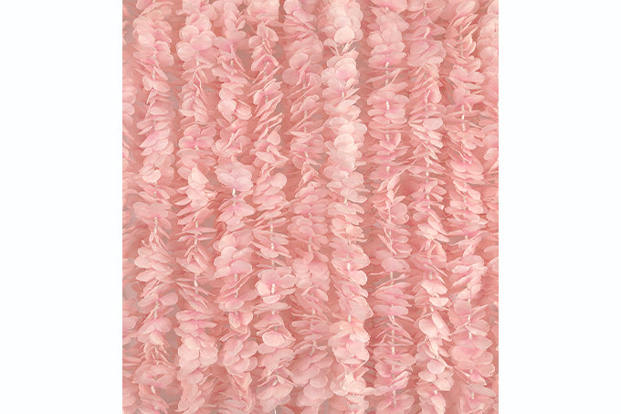 Kunstig Blomster Rank Hortensia Lyserød 200cm