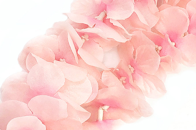 Kunstig Blomster Rank Hortensia Lyserød 200cm