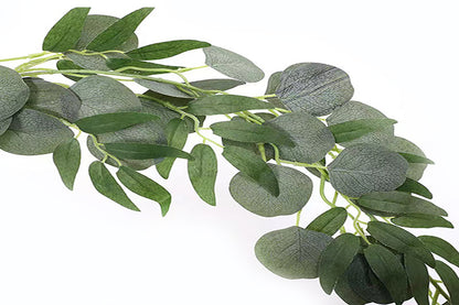 Kunstige Eukalyptus og Oliven Blade Guirlande