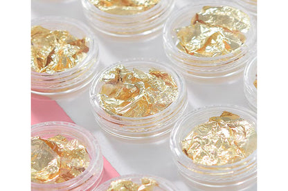 Nail Art Guld Sølv Rose Guld Folie Negle 12 stk. - Pak