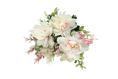 Kunstige Blomster Buket Freesia Hvid