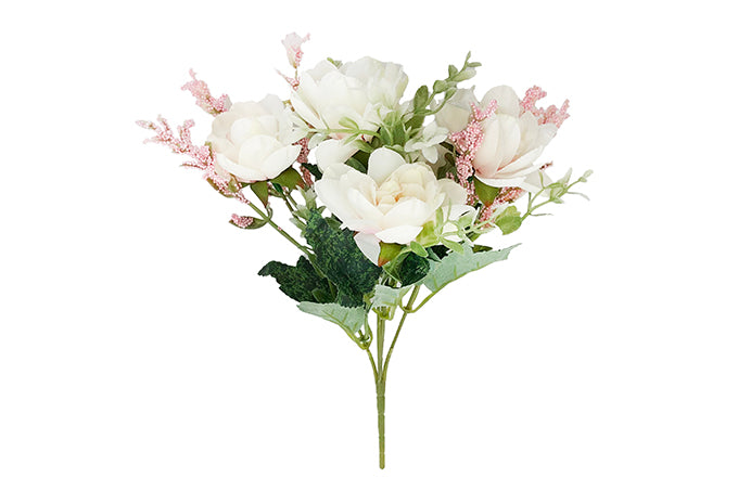 Kunstige Blomster Buket Freesia Hvid