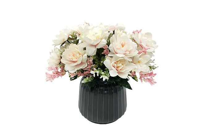 Kunstige Blomster Buket Freesia Hvid