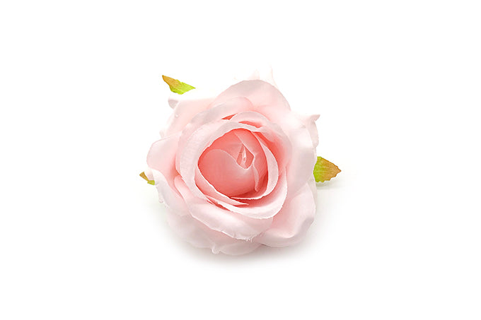 Kunstige Blomster Rose Hoved Lyserød 10stk.-Pak