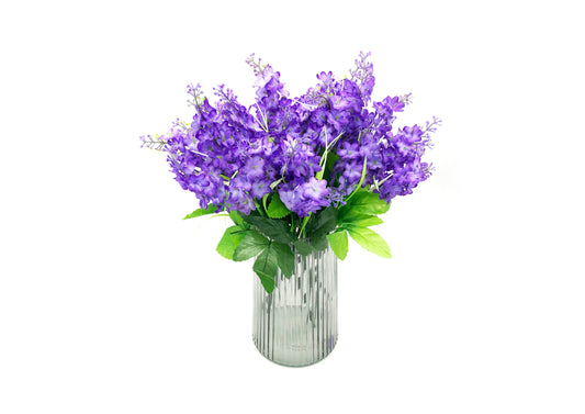 Kunstige Lavender Blomster Buket Lilla