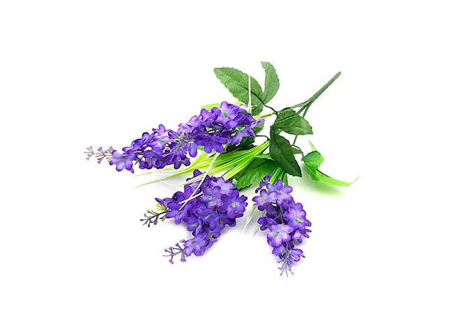 Kunstige Lavender Blomster Buket Lilla