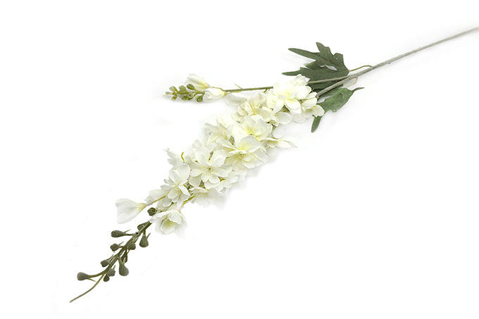 Kunstig Blomster Delphinium Hvid