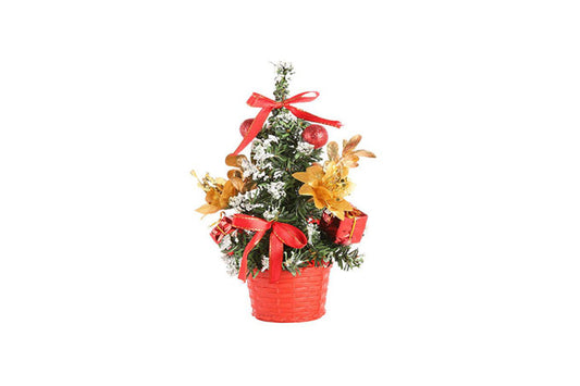 Mini Juletræ 20cm Rød